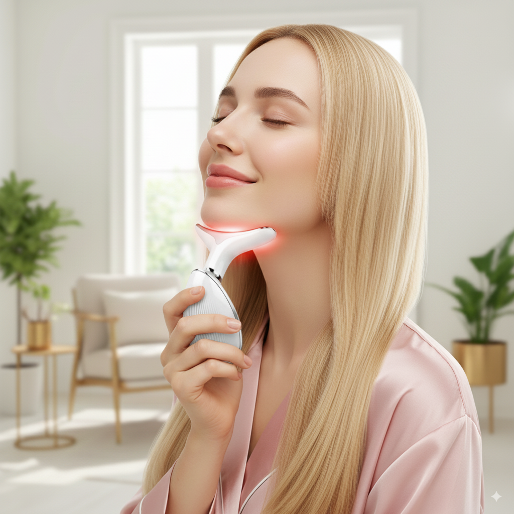 Light Therapy & EMS Facial Lifting Massager