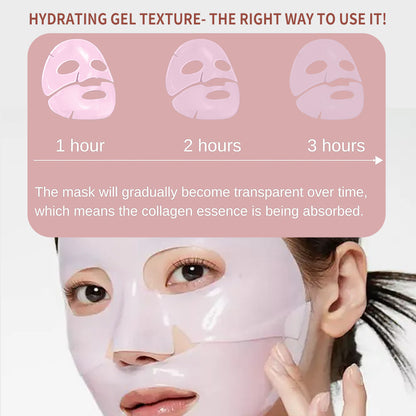 Pink PDRN Collagen  Face Mask