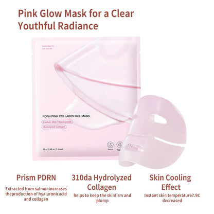 Pink PDRN Collagen  Face Mask