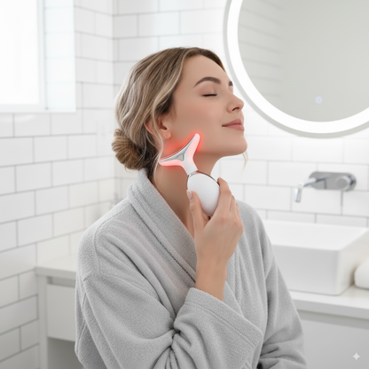 Light Therapy & EMS Facial Lifting Massager