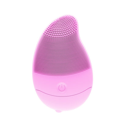 USB Rechargeable Ultrasonic Facial Cleanser with Silicone Brush