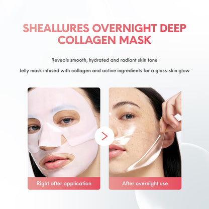 Sheallures™  Glass Skin Collagen Mask