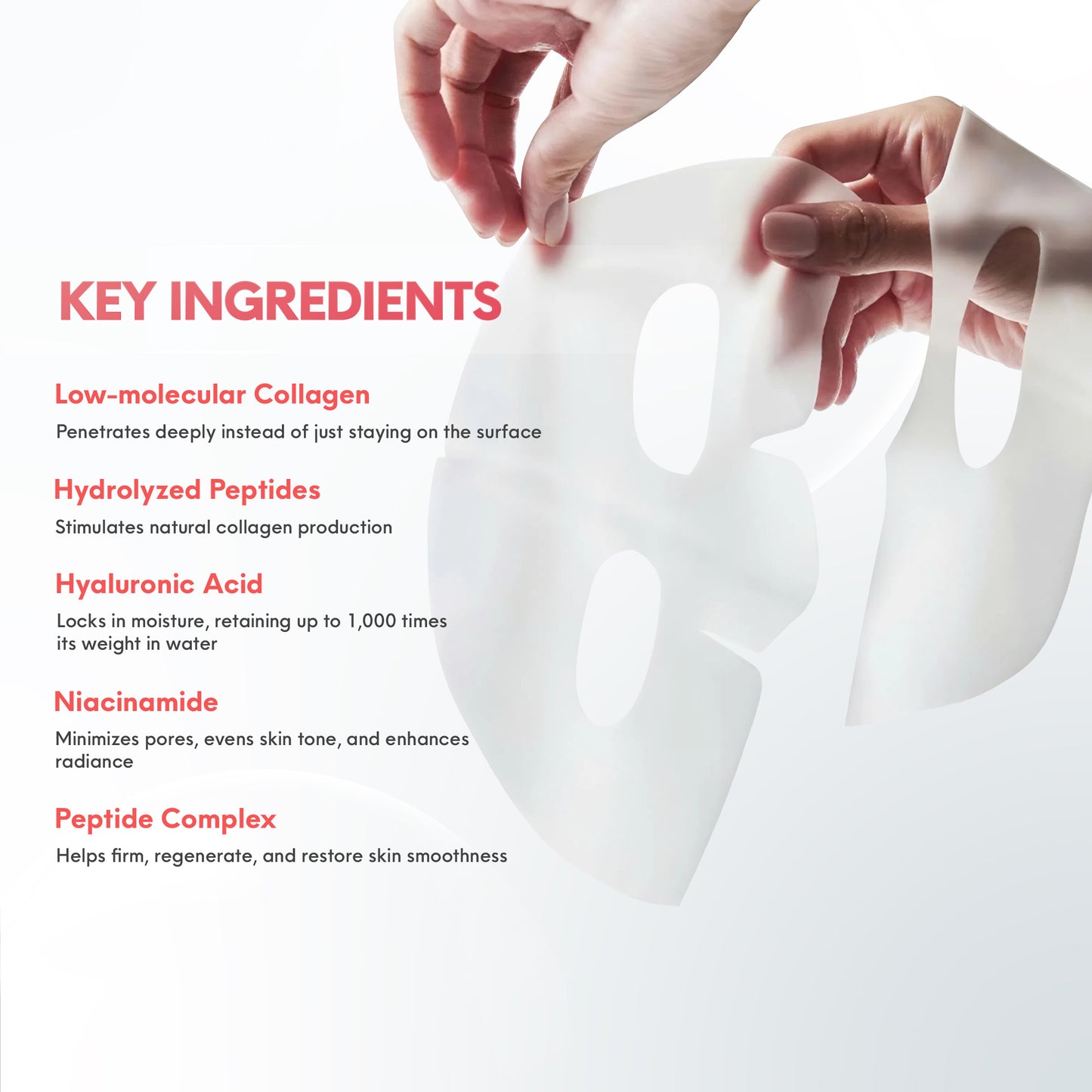 Sheallures™  Glass Skin Collagen Mask